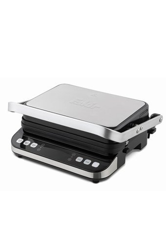 Fakir Grill Expert Elite 4 Dilim Alüminyum Çıkartılabilir Plaka Tek Yönlü 1800 W Izgaralı Gri Tost Makinesi