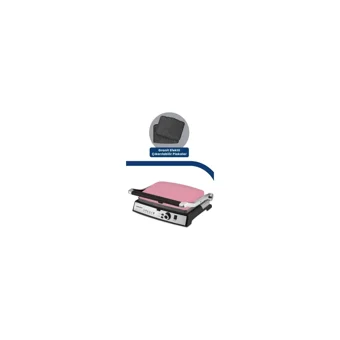 Goldmaster GM-7450 Tostmix 6 Dilim Granit Çıkartılabilir Plaka Tek Yönlü 2000 W Izgaralı Pembe Tost Makinesi