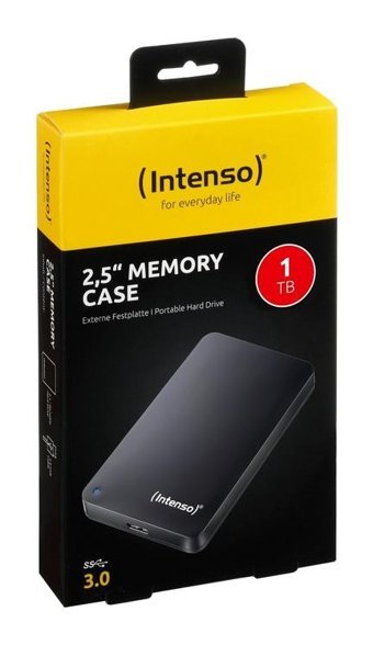 Intenso INT6021560 1 TB 2.5 inç USB 3.2 Gen 1 Harici Harddisk Siyah