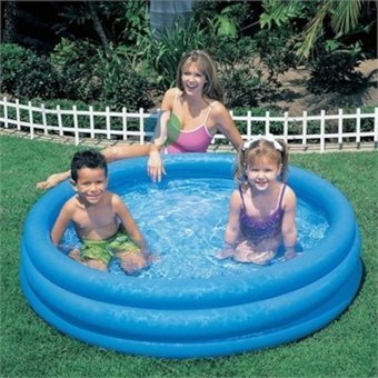 Intex 25x114 cm Yuvarlak Şişme Havuz Mavi