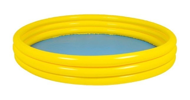 Gokidy 25x122 cm Yuvarlak Şişme Havuz Sarı