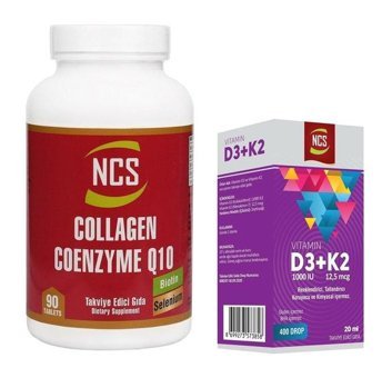 Ncs Selenium Çinko Kollajen Vitamin D3 K2 Aromasız Yetişkin Vitamin 90 Tablet