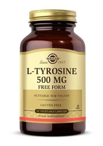 Solgar L-Tyrosine Aromasız Yetişkin Vitamin 50 Kapsül
