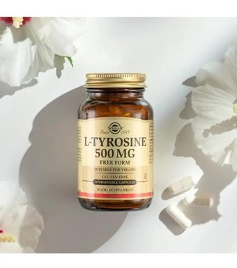 Solgar L-Tyrosine Aromasız Yetişkin Vitamin 50 Kapsül