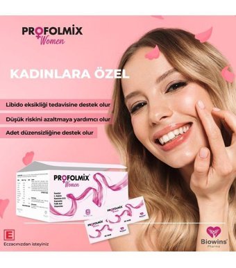 Biowins Pharma Profolmix Kadın Aromasız Yetişkin Vitamin 30 Şase
