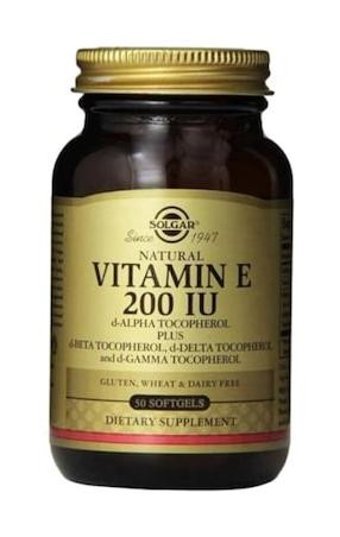 Solgar Vitamin E Aromasız Yetişkin Vitamin 50 Kapsül