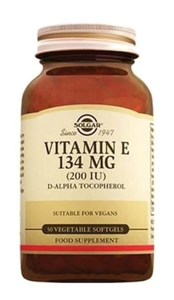 Solgar Vitamin E Aromasız Yetişkin Vitamin 50 Kapsül