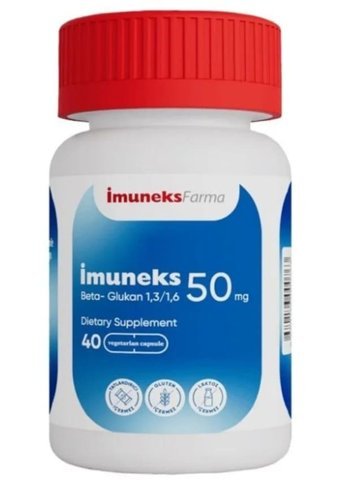 Imuneks Beta Glukan Aromasız Yetişkin Vitamin 40 Kapsül