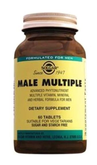 Solgar Male Multiple Aromasız Yetişkin Vitamin 60 Tablet