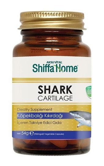 Shiffa Home Köpek Balığı Kıkırdağı Aromasız Yetişkin Vitamin 60 Kapsül