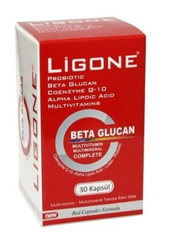 Ligone Beta Glucan Probiotic Multivitamin Aromasız Yetişkin Vitamin 30 Tablet
