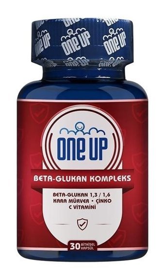 One Up Beta-Glukan Kompleks Aromasız Yetişkin Vitamin 30 Kapsül