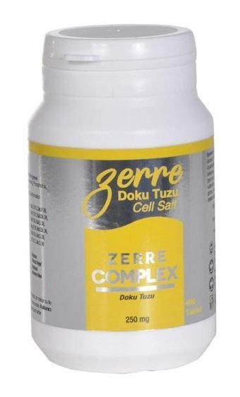 Zerre Doku Tuzu Zerre Complex Aromasız Yetişkin Vitamin 100 Tablet