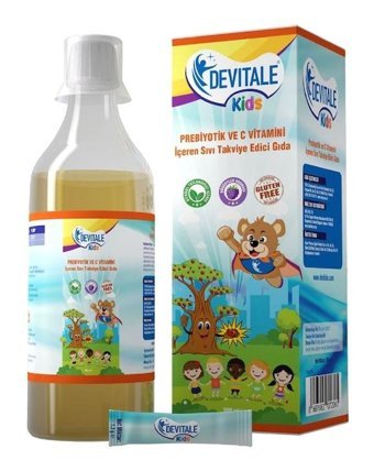 Devitale Kids Prebiyotik Ve C Vitamini Böğürtlen Çocuk Vitamin 500 ml
