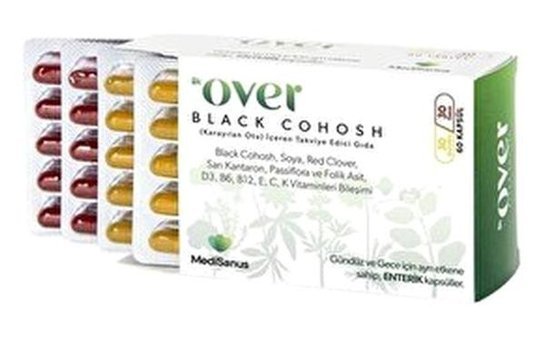 Dr. Over Black Cohosh Aromasız Yetişkin Vitamin 60 Kapsül