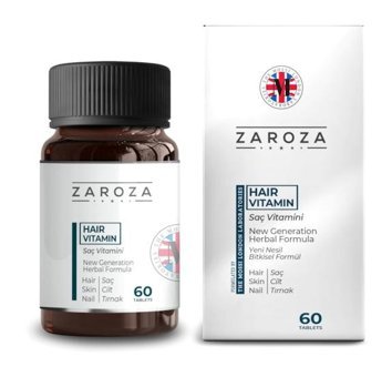 Zaroza Hair Vitamin Aromasız Yetişkin Vitamin 60 Kapsül