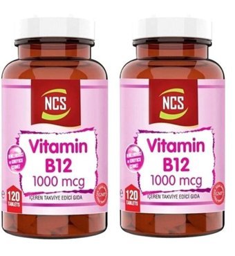 Ncs Vitamin B12 Metilkobalamin Aromasız Yetişkin Vitamin 240