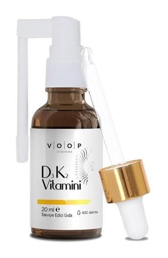 Voop Vitamin D3-K2 Aromasız Yetişkin Vitamin 20 ml