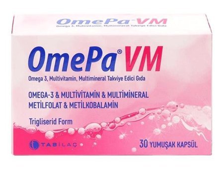 Omepa Vm Aromasız Yetişkin Vitamin 30 Kapsül