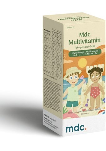 Mdc Multivitain Multimineral Aromasız Yetişkin Vitamin 150 ml