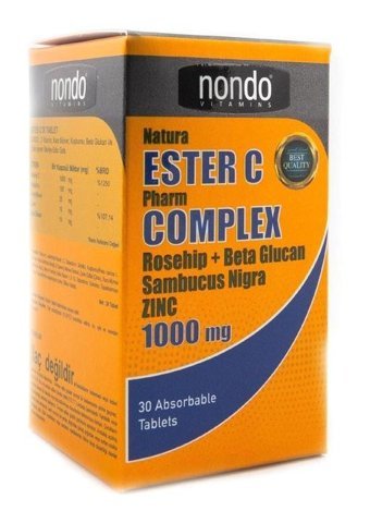 Nondo Ester C Complex Meyveli Yetişkin Vitamin 30 Tablet