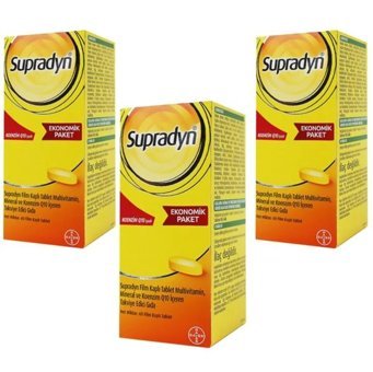 Supradyn Koenzim Q-10 Aromasız Yetişkin Vitamin 3x60 Tablet