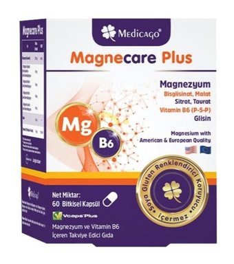 Medicago Magnecare Plus Aromasız Yetişkin Vitamin 60 Tablet