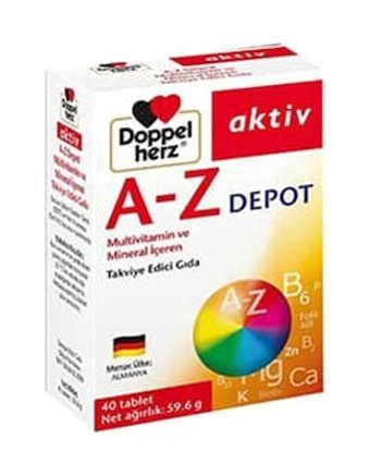 Doppelherz Multivitamin A-Z Aromasız Yetişkin Vitamin 40 Tablet