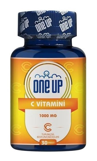 One Up C Vitamini Aromasız Yetişkin Vitamin 30 Tablet