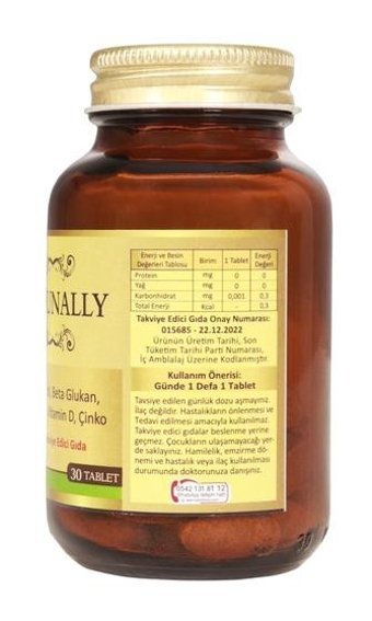 Naturimmun Immunally Aromasız Yetişkin Vitamin 30 Tablet