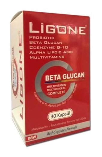 Ligone Beta Glucan Probiotic Multivitamin Aromasız Yetişkin Vitamin 30 Kapsül
