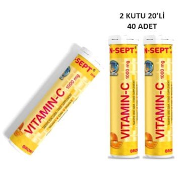 Bron-Sept Vitamin C Çinko Vitamin D Portakallı Yetişkin Vitamin 1000 gr