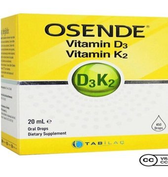 Osende Vitamin D3 K2 Aromalı Yetişkin Vitamin 20 ml