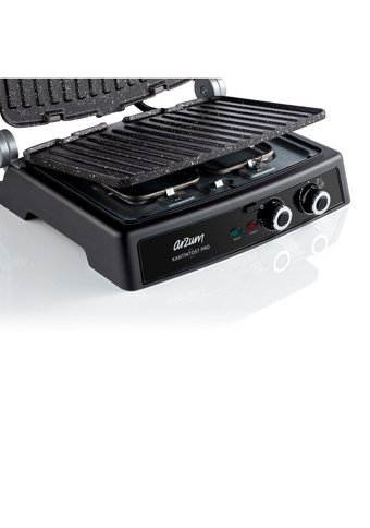 Arzum AR2044-O 6 Dilim Granit Çıkartılabilir Plaka Tek Yönlü 2000 W Izgaralı Rose Gold Tost Makinesi