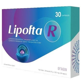 Lıpofta R Aromasız Yetişkin Vitamin 30 Kapsül