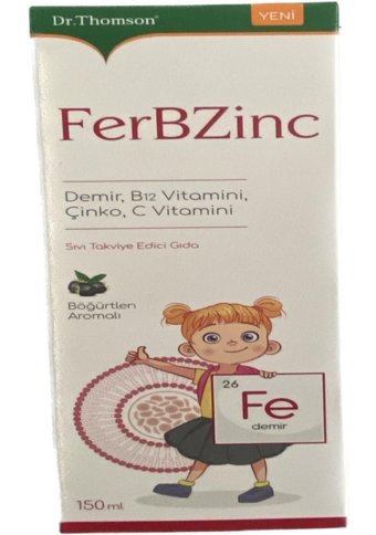 Dr. Thomson Ferbzinc Böğürtlen Çocuk Vitamin 150 ml