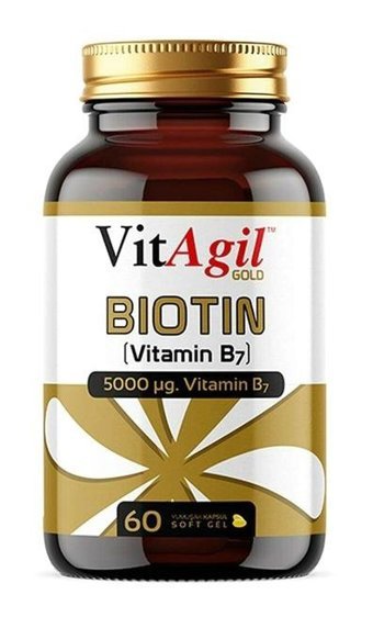 Vitagil Gold Biotin Aromasız Yetişkin Vitamin 60 Kapsül