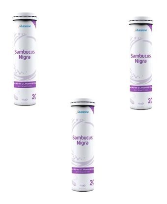 Avicenna Sambucus Aromasız Yetişkin Vitamin 20 Tablet