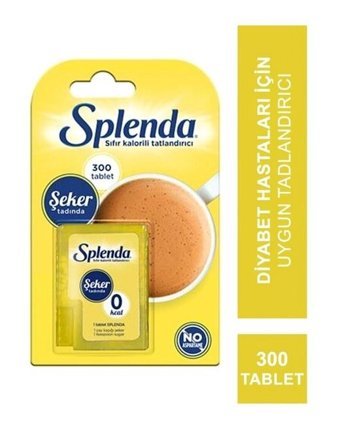 Splenda Sugar Alternative Şeker Yetişkin Vitamin 300 Tablet