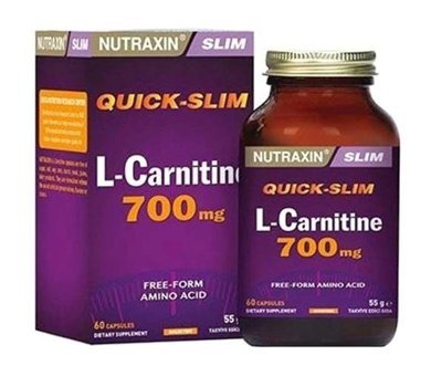 Nutraxin L Carnitine Aromasız Yetişkin Vitamin 60 Tablet