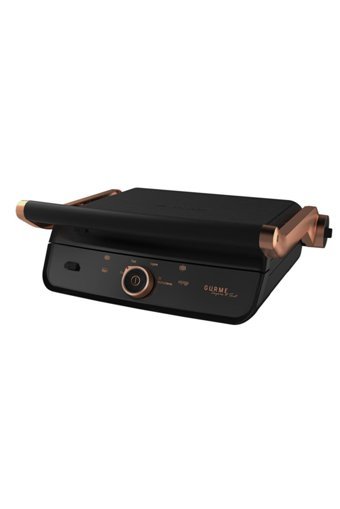 Arçelik TM 9046 S 6 Dilim Seramik Çıkartılabilir Plaka Tek Yönlü 2400 W Izgaralı Siyah Tost Makinesi