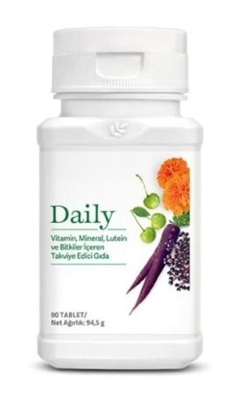 Amway Daily Nutriway Bitki Ekstralar Yetişkin Vitamin 90 Tablet