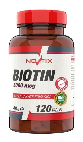 Nevfix Biotin Aromasız Yetişkin Vitamin 3x120 Tablet