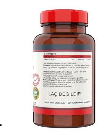 Nevfix Biotin Aromasız Yetişkin Vitamin 3x120 Tablet