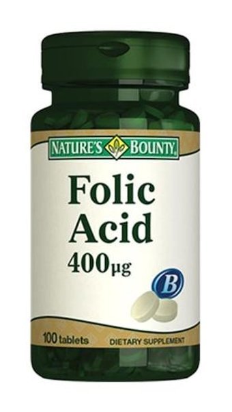 Nature'S Folic Acid Aromasız Yetişkin Vitamin 100 Tablet