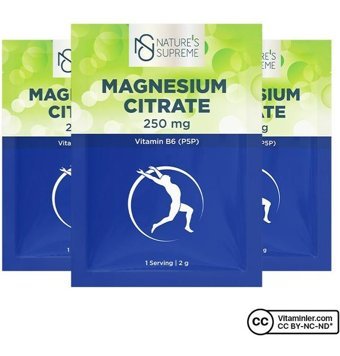 Nature'S Supreme Magnesium Citrate Aromasız Yetişkin Vitamin 30 Şase