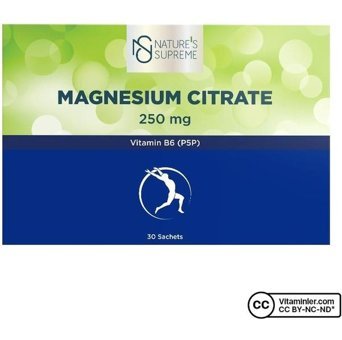 Nature'S Supreme Magnesium Citrate Aromasız Yetişkin Vitamin 30 Şase