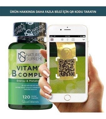 Nature'S Supreme Vitamin B Aromasız Yetişkin Vitamin 120 Kapsül