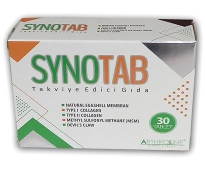 Synotab Type 1 2 Collagen Msm Aromasız Yetişkin Vitamin 30 Tablet