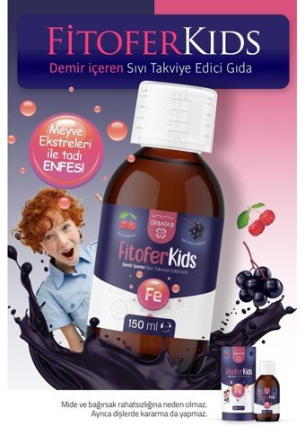 Erbatab Kids Karamürverli Çocuk Vitamin 150 ml